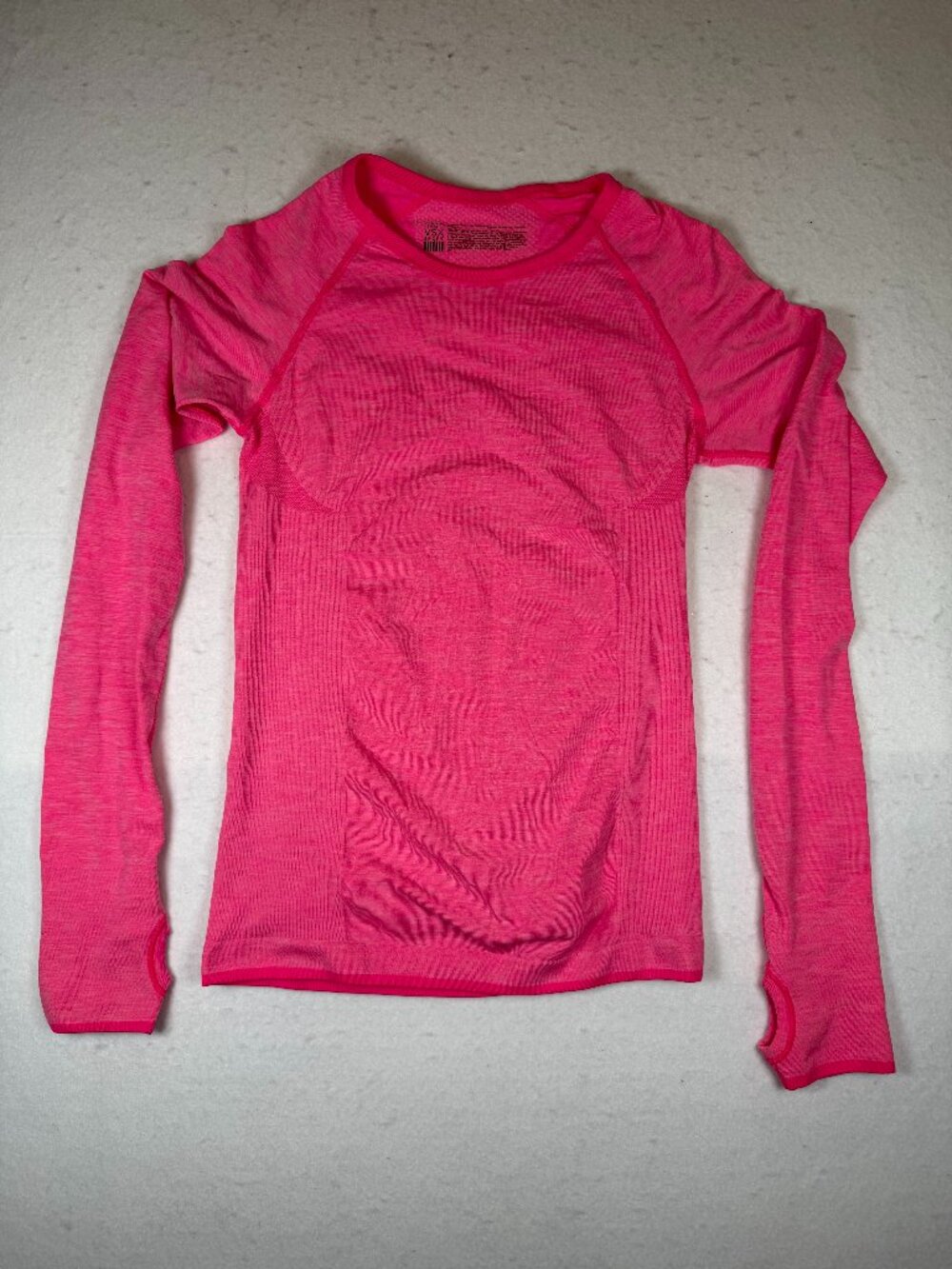 Victoria's Secret VSX Sport Seamless Long Sleeve Performance Top Hot Pink Small